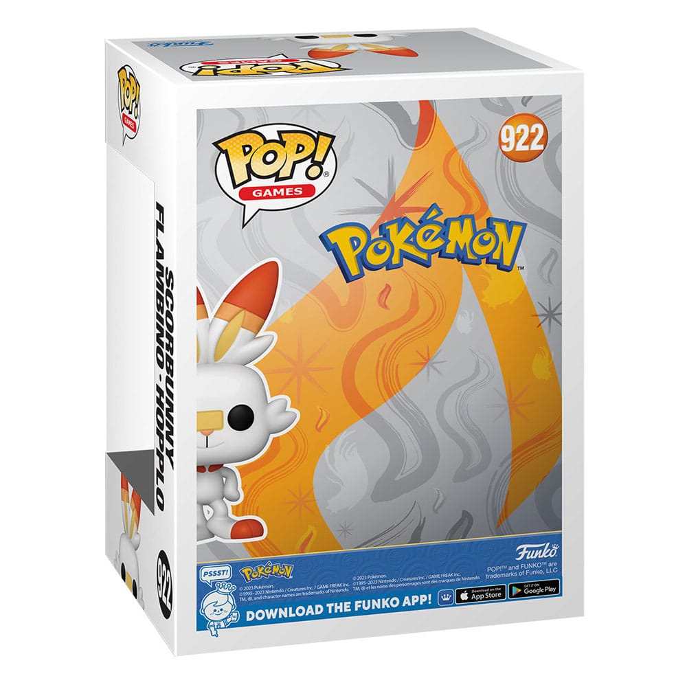 Pokemon POP! Games Vinyl Figure Scorbunny (EMEA) 9 cm Funko