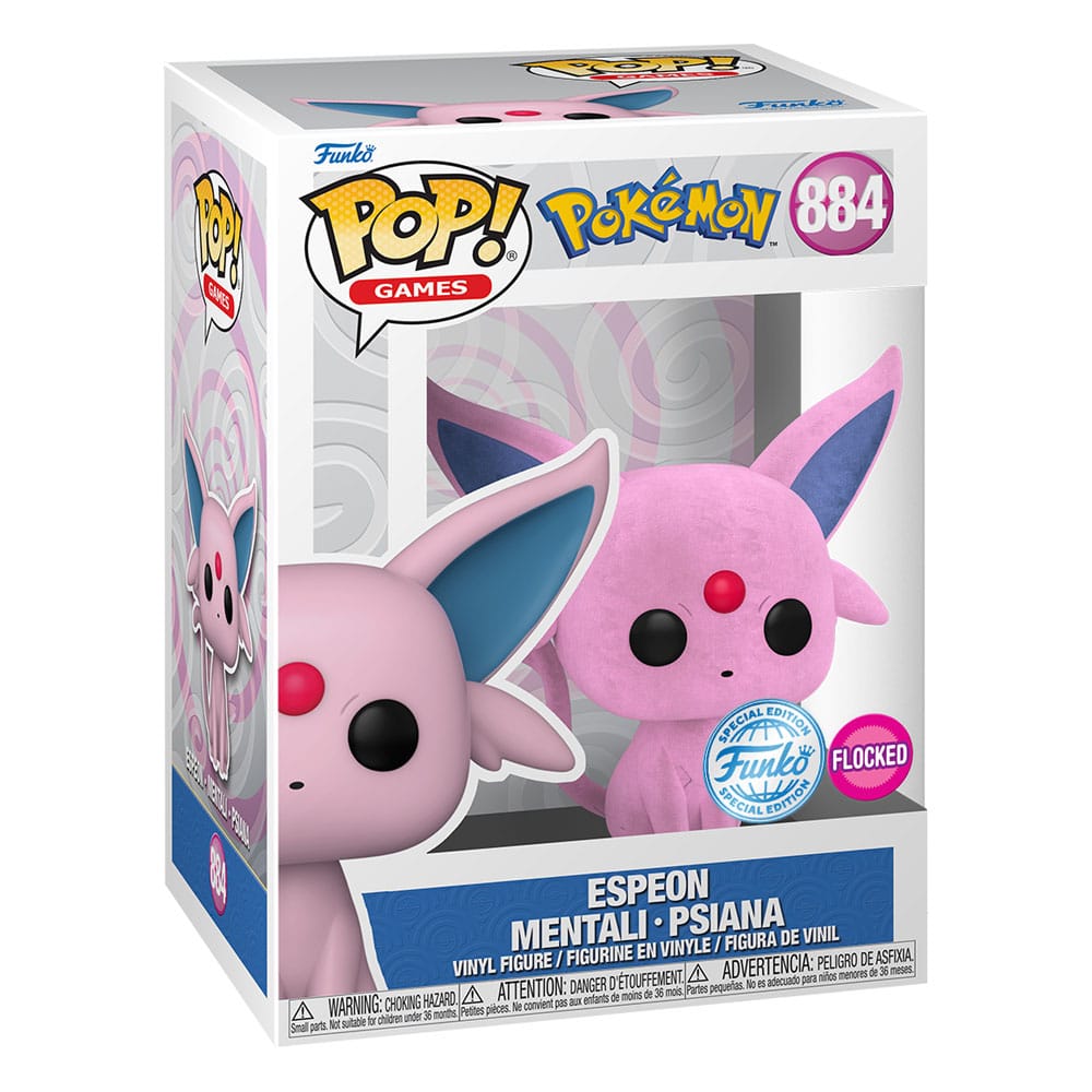 Pokemon POP! Games Vinyl Figure Flocked Espeon 9 cm Funko
