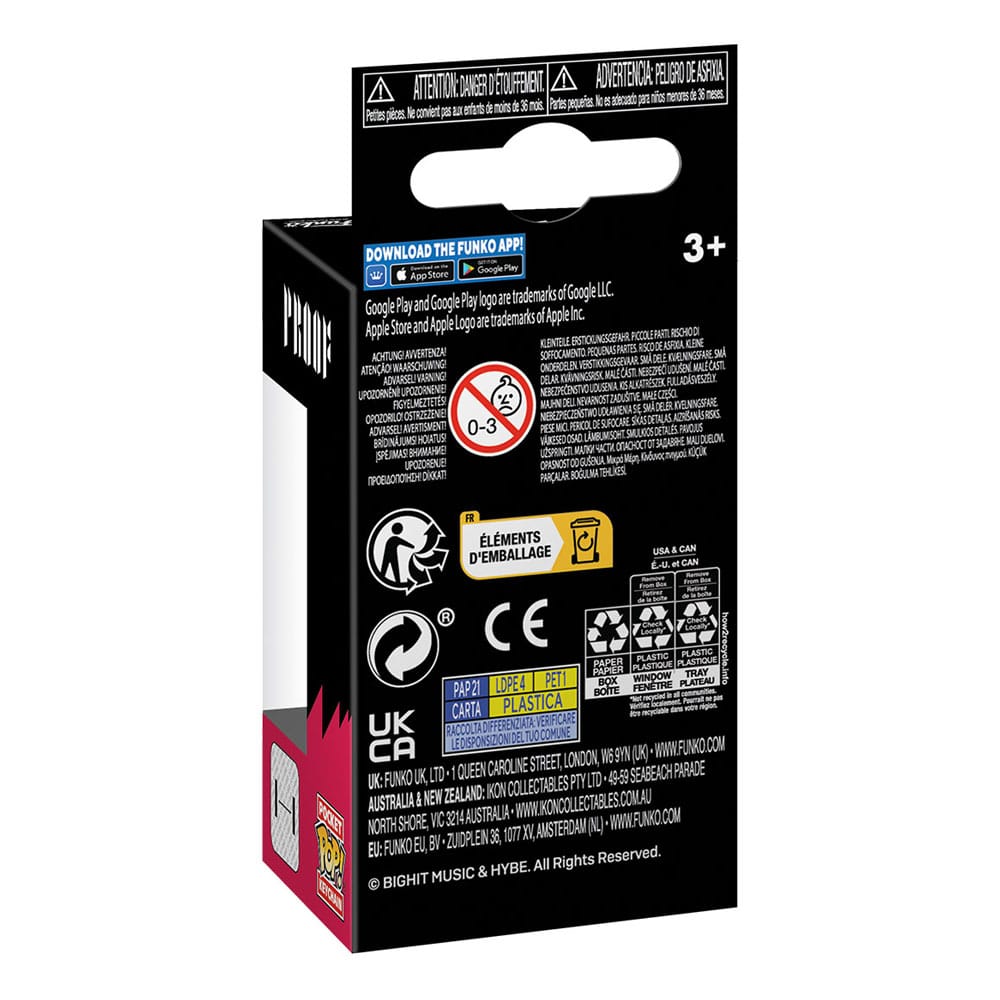 BTS POP! Vinyl Keychains 4 cm Suga Display (12) Funko POP