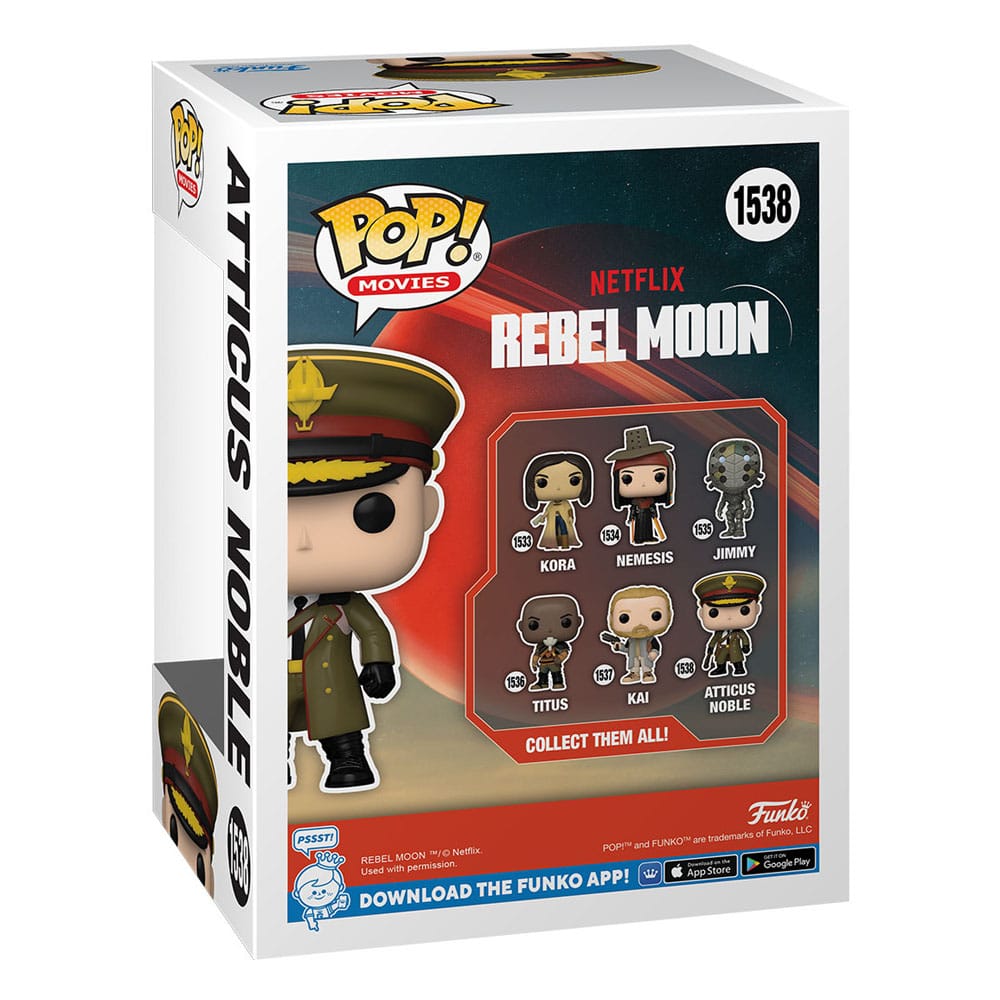 Rebel Moon POP! Movies Vinyl Figure Atticus Noble 9 cm Funko POP