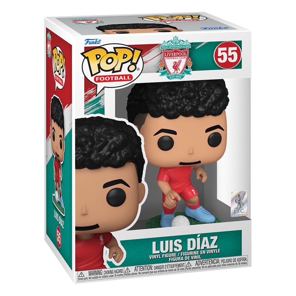 Liverpool F.C. POP! Football Vinyl Figure Luis Díaz 9 cm Funko POP Funko