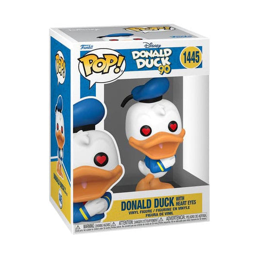 Disney DD 90th Anniversary POP! Disney Vinyl Figure Donald Duck(heart eyes) 9 cm Funko POP Funko