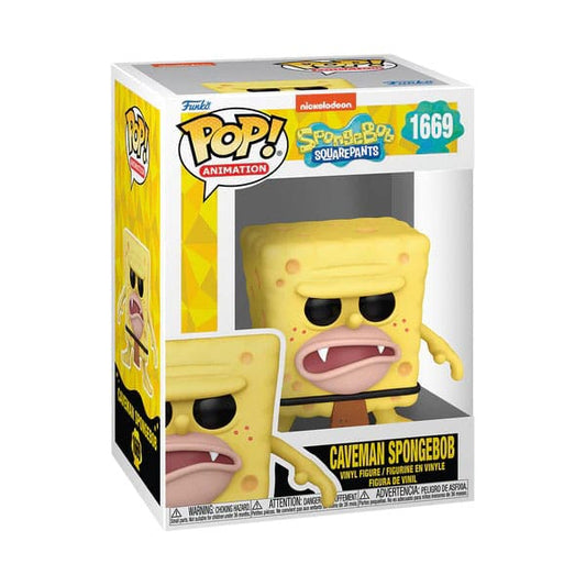 SpongeBob SquarePants 25th Anniversary POP! Vinyl Figure Caveman SB 9 cm Funko POP