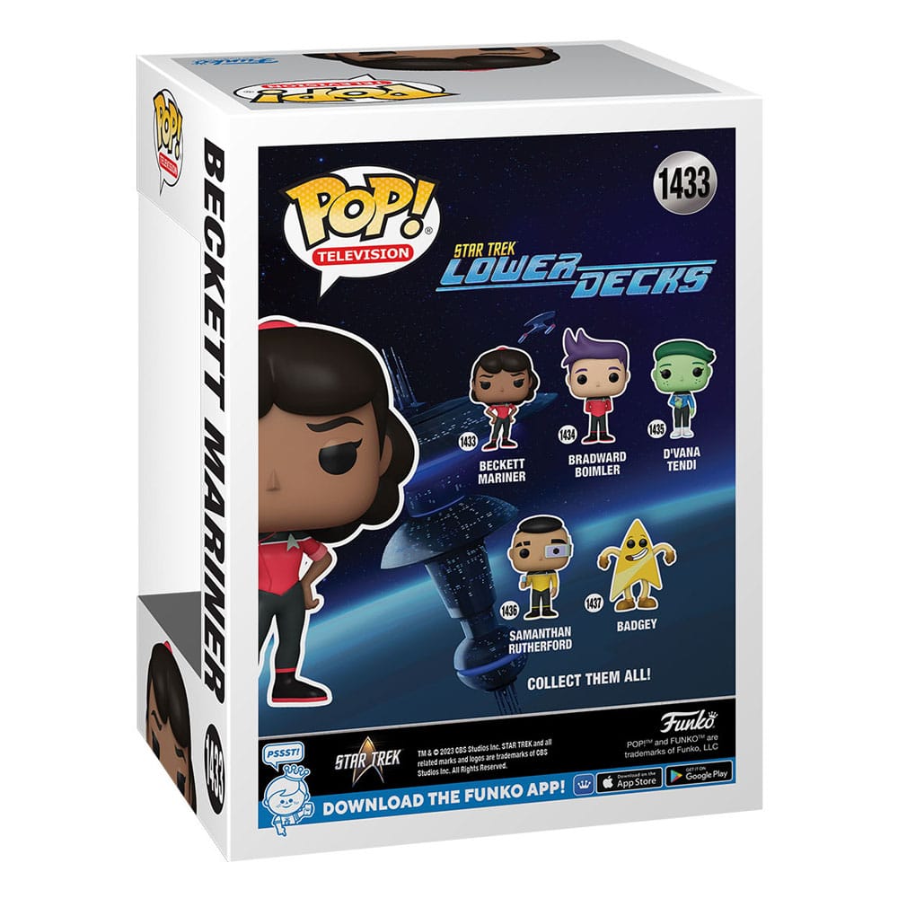 Star Trek Lower Decks POP! TV Vinyl Figure Beckett 9 cm