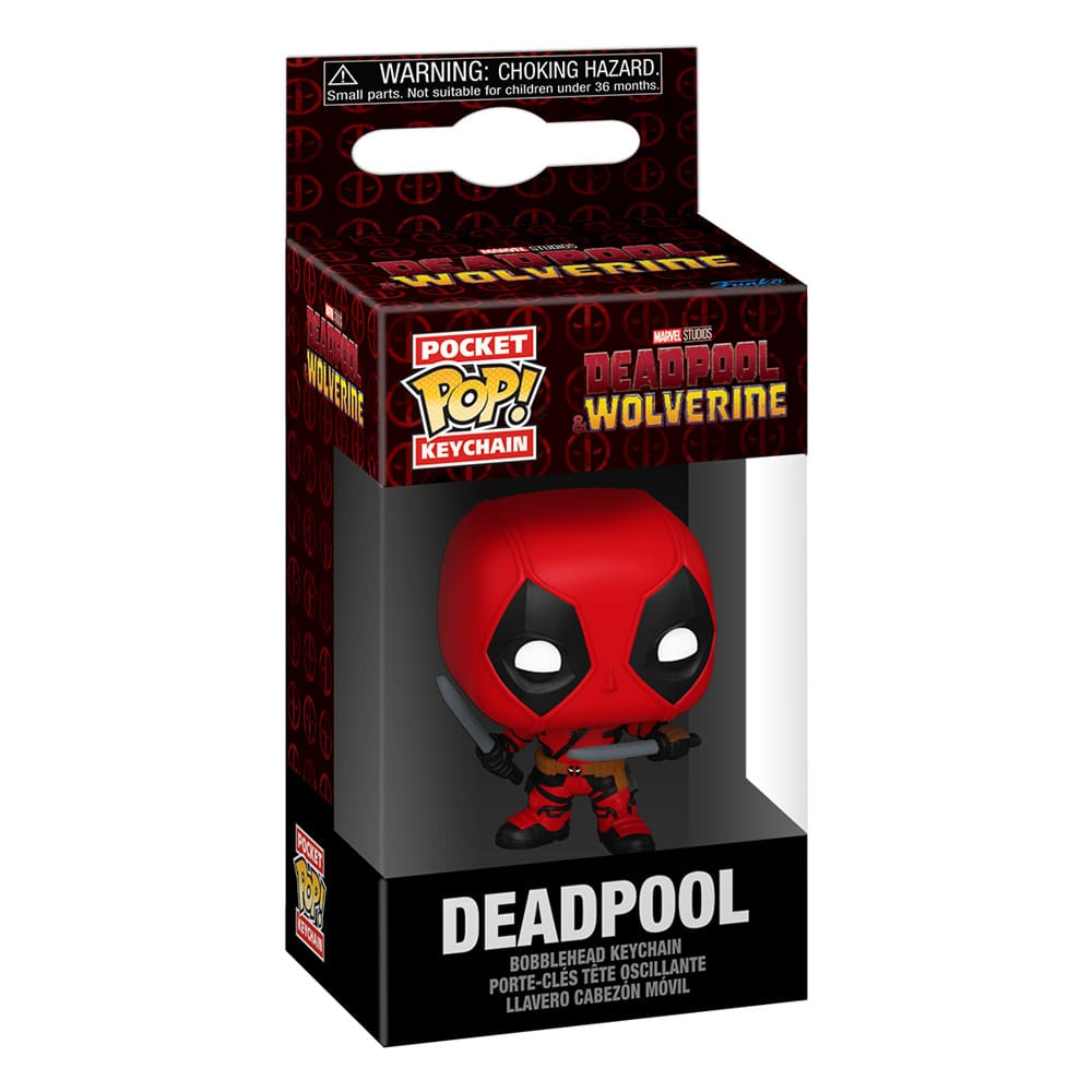 Deadpool 3 POP! Vinyl Keychains 4 cm Deadpool Display (12) Funko POP
