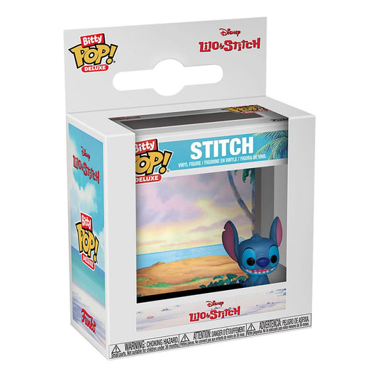 Disney Bitty POP! Deluxe Vinyl Figure Stitch(Beach) Display (12) 2,5 cm Funko