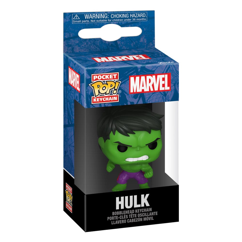 Marvel POP! Vinyl Keychains 4 cm New Classics - Hulk Display (12) Funko POP