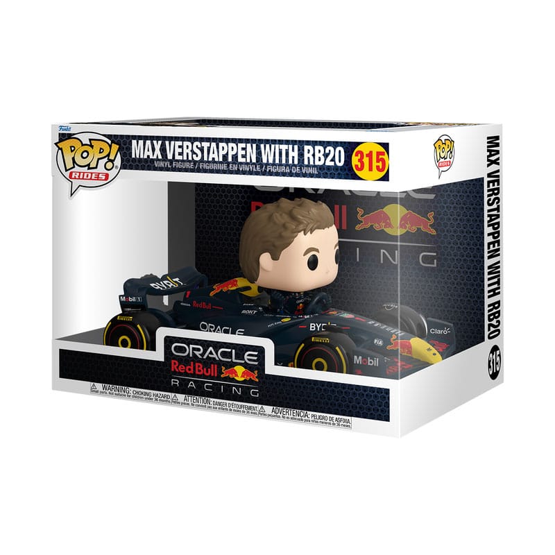 Formula 1 POP! Rides Super Deluxe Vinyl Figure RB- Verstappen w/RB20 15 cm Funko