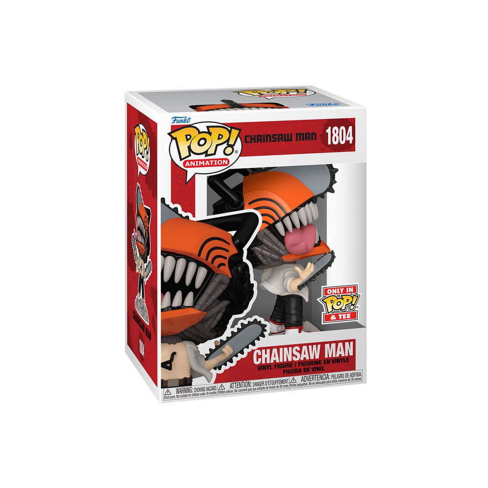 Chainsaw Man POP! & Tee Box Chainsaw Man Leaping Size M