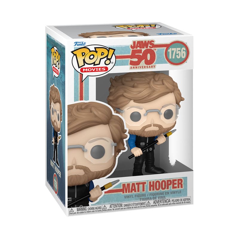 Jaws POP! Rocks Vinyl Figure Matt Hooper 9 cm Funko