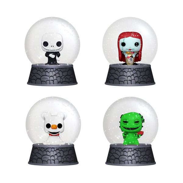 Nightmare before Christmas by Loungefly Pins Blind Keychains Snowglobes Display (12)