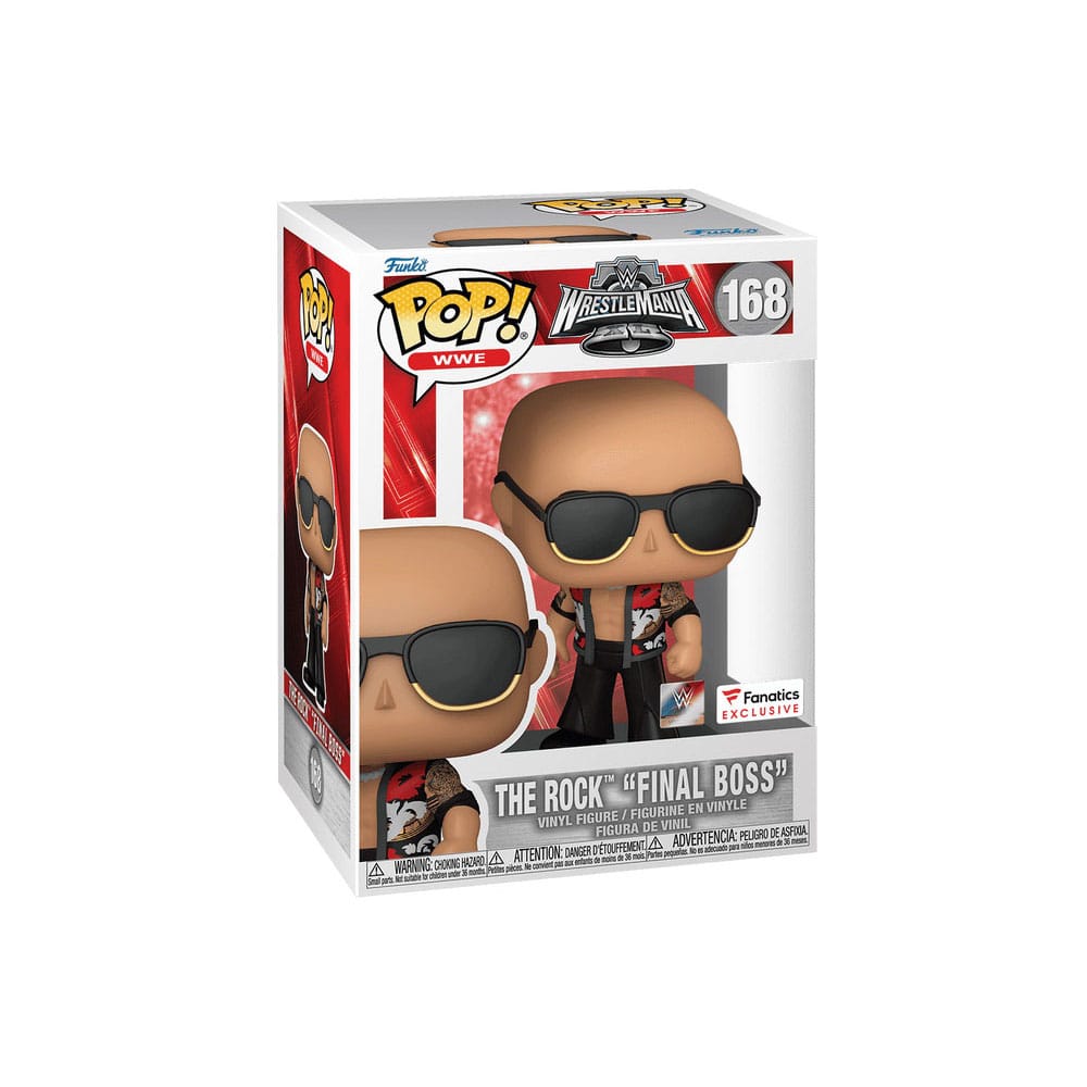 WWE POP! Vinyl Figure The Rock- Final Boss (WrestleMania 40) 9 cm Funko