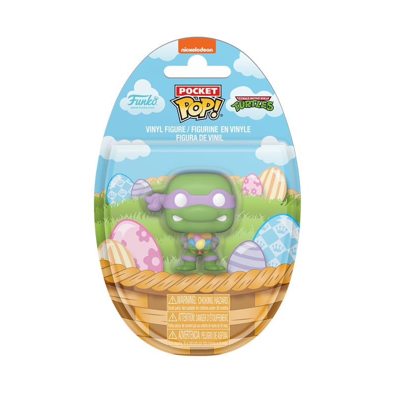 Teenage Mutant Ninja Turtles Pocket POP! Vinyl Figure Easter Donatello 4 cm Display (16) Funko