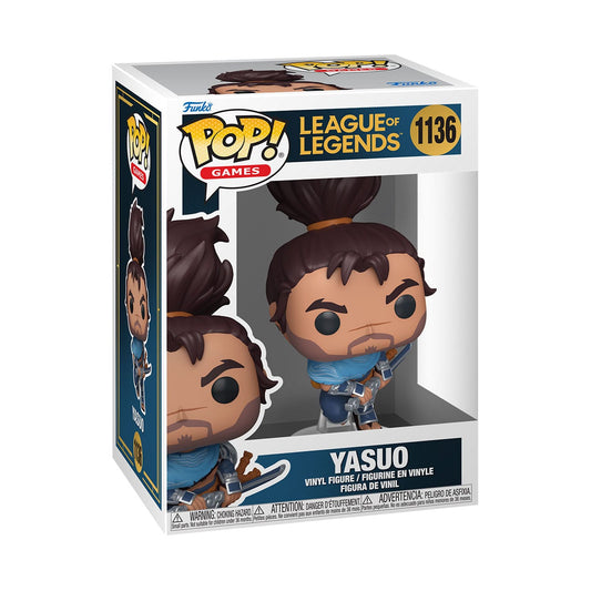 League of Legends POP!&Buddy Games Vinyl Figure Yasuo 9 cm Funko POP - FanofThings.co.uk