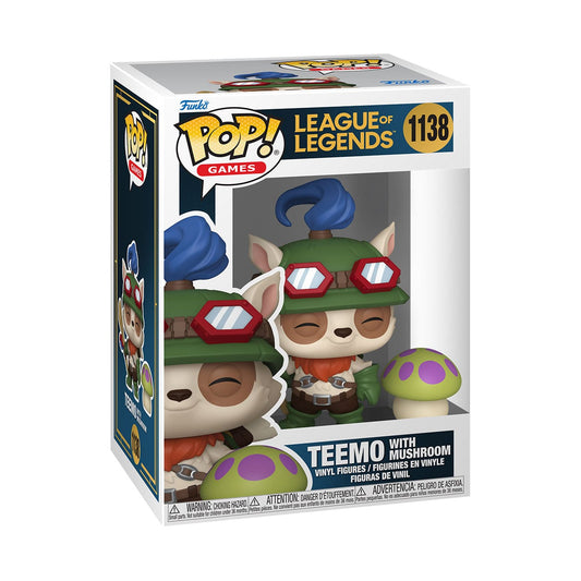 League of Legends POP!&Buddy Games Vinyl Figure Teemo w/Shroom 9 cm Funko POP - FanofThings.co.uk
