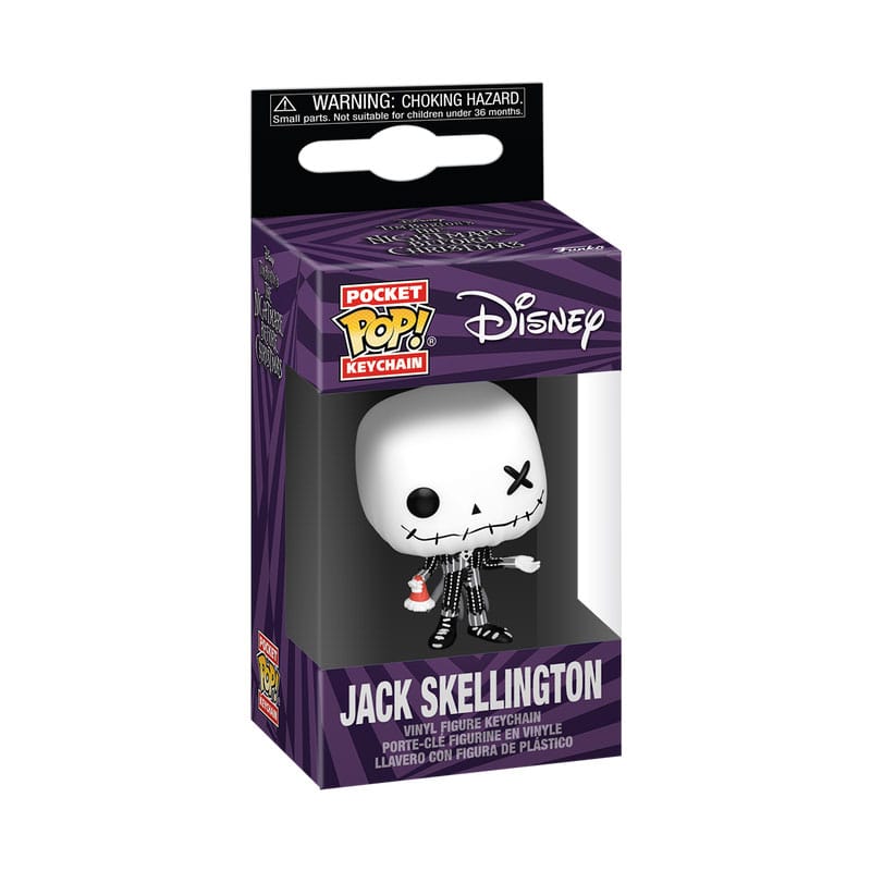 Nightmare before Christmas POP! Vinyl Keychains 4 cm Patchwork - Jack Display (12)