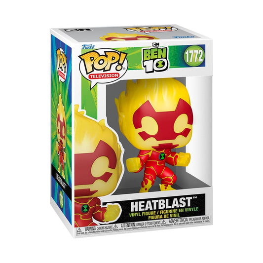 Ben 10 POP! TV Vinyl Figures Heatblast 9 cm Funko POP - FanofThings.co.uk
