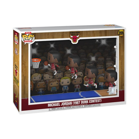 NBA POP Moments Deluxe Vinyl Figures Bulls-MJ('87 Dunk Contest) 9 cm Funko POP - FanofThings.co.uk