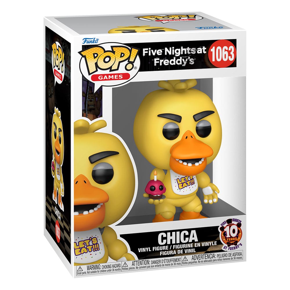 Five Nights at Freddy's POP! Vinyl Figure 10th Anniversary - Chica 9 cm Funko