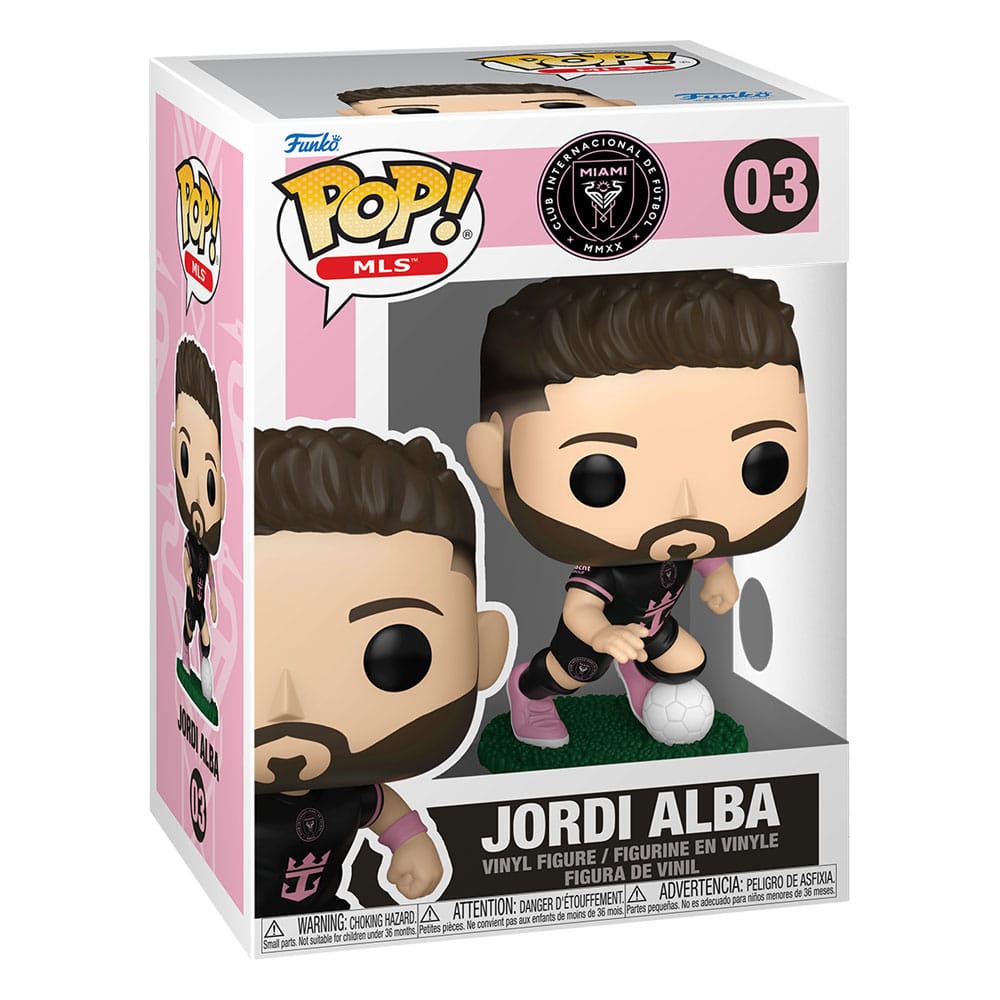 MLS POP! Sports Vinyl Figure Inter Miami- Jordi Alba(away) 9 cm Funko POP