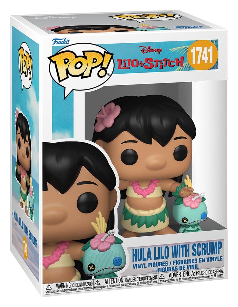 Lilo & Stitch POP! Vinyl Figure Hula Lilo with Scrump 9 cm Funko