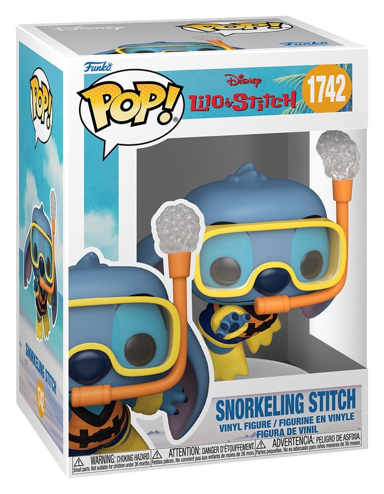 Lilo & Stitch POP! Vinyl Figure Snorkeling Stitch 9 cm Funko