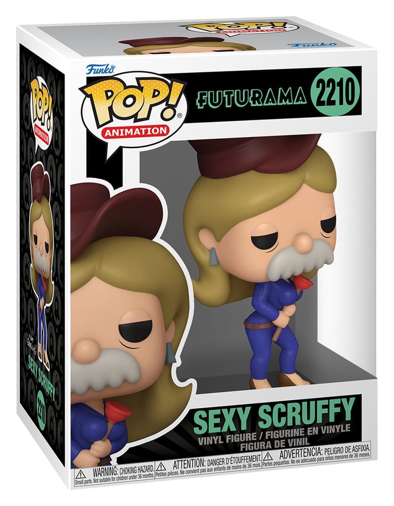 Futurama Pop! Animation Vinyl Figure Sexy Scruffy 9 cm Funko