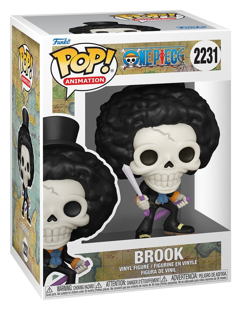 One Piece POP! Animation Vinyl Figure Brook (Refresh) 9 cm Funko
