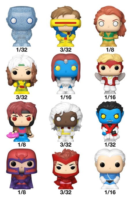 X-Men Bitty POP! Vinyl Figure Display (32) PDQ 2,5 cm Funko
