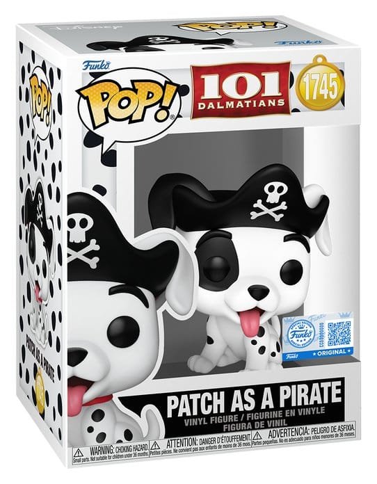 One Hundred and One Dalmatians POP! Disney Vinyl Figure Patch (Pirate Costume) 9 cm Funko