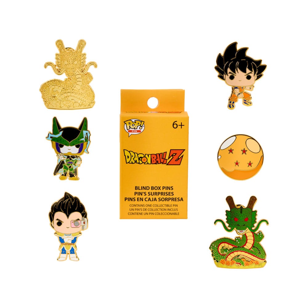 Dragon Ball Z by Loungefly Enamel Pins Blind Box Characters Display (12) Funko POP