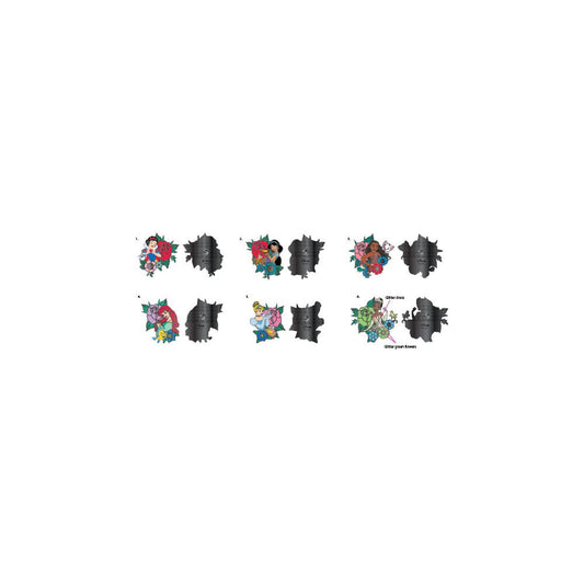Disney Loungefly POP! Enamel Pins Princess Tattoo 3 cm Assortment (12)