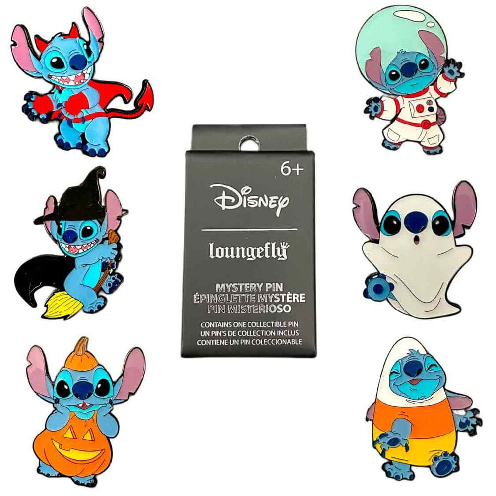 Lilo & Stitch by Loungefly Enamel Pins Blind Box Halloween Display (12) Funko POP