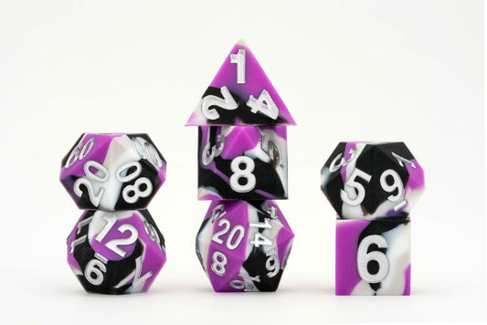 MDG Dice Set Pride Asexual Flag Dice