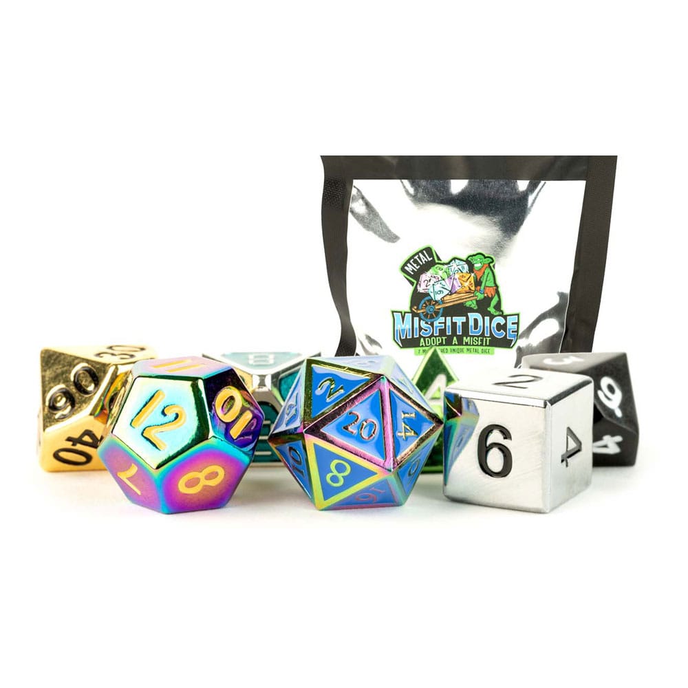 Misfit Dice Set Blind Bag Display Metal Assortment (12) FanRoll
