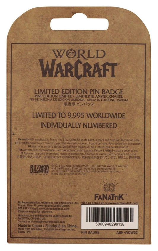 World of Warcraft Pin Badge Pepe Limited Edition