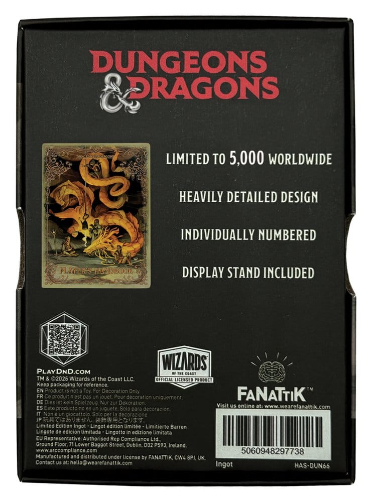Dungeons & Dragons Ingot Player´s Handbook Alternate Cover Limited Edition FaNaTtik