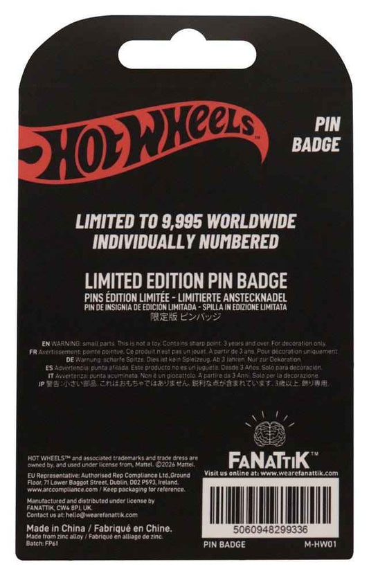 Hot Wheels Pin Badge Race Team Limited Edition