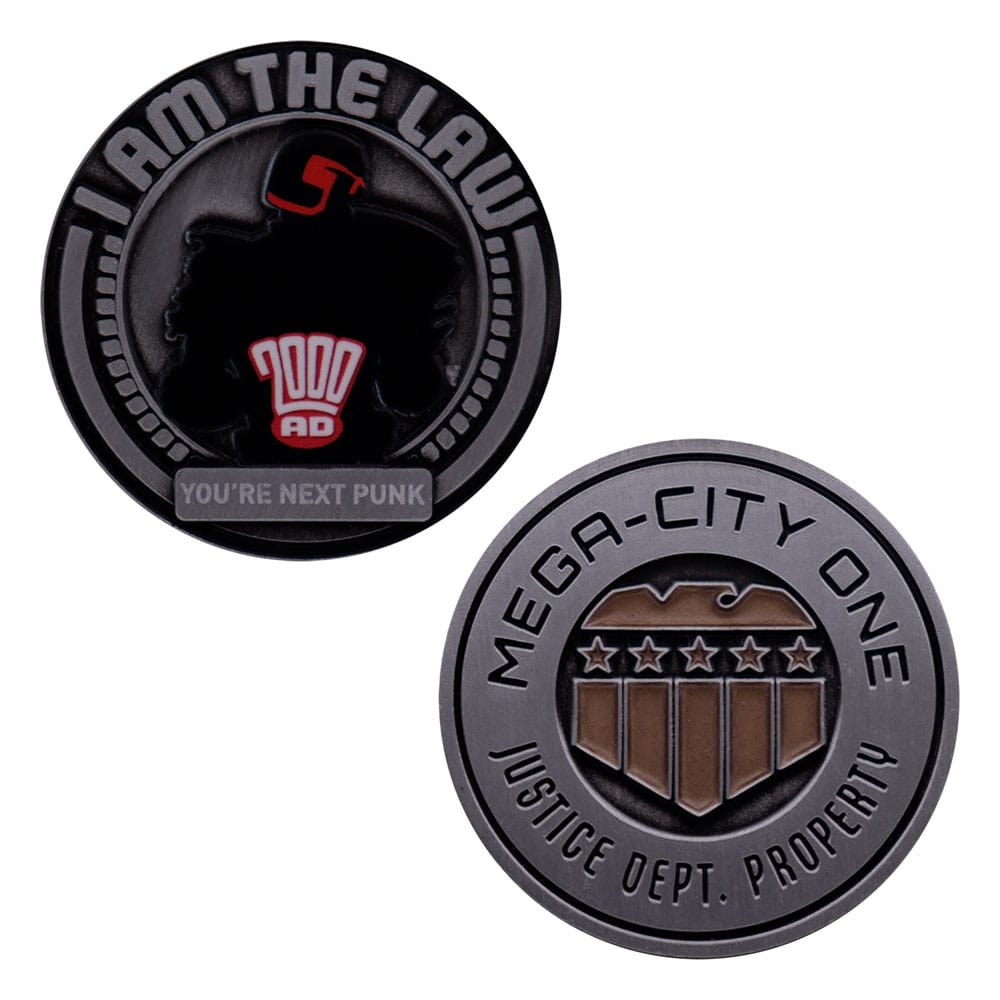 2000 AD Collectable Coin Judge Dredd Mega-City One Limited Edition FaNaTtik
