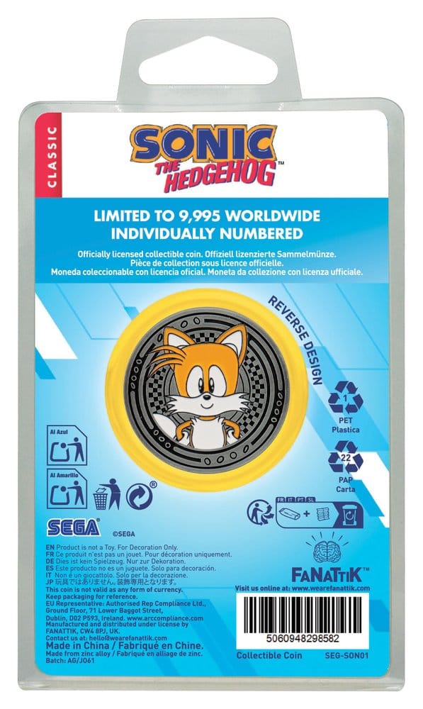 Sonic - The Hedgehog Collectable Coin Sonic & Tails FaNaTtik