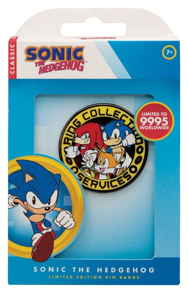 Sonic - The Hedgehog Pin Badge Sonic, Tails, Knuckles Limited Edition FaNaTtik