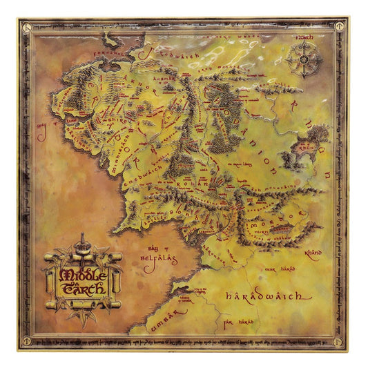 Lord of the Rings Replica Map Limited Edition Replicas