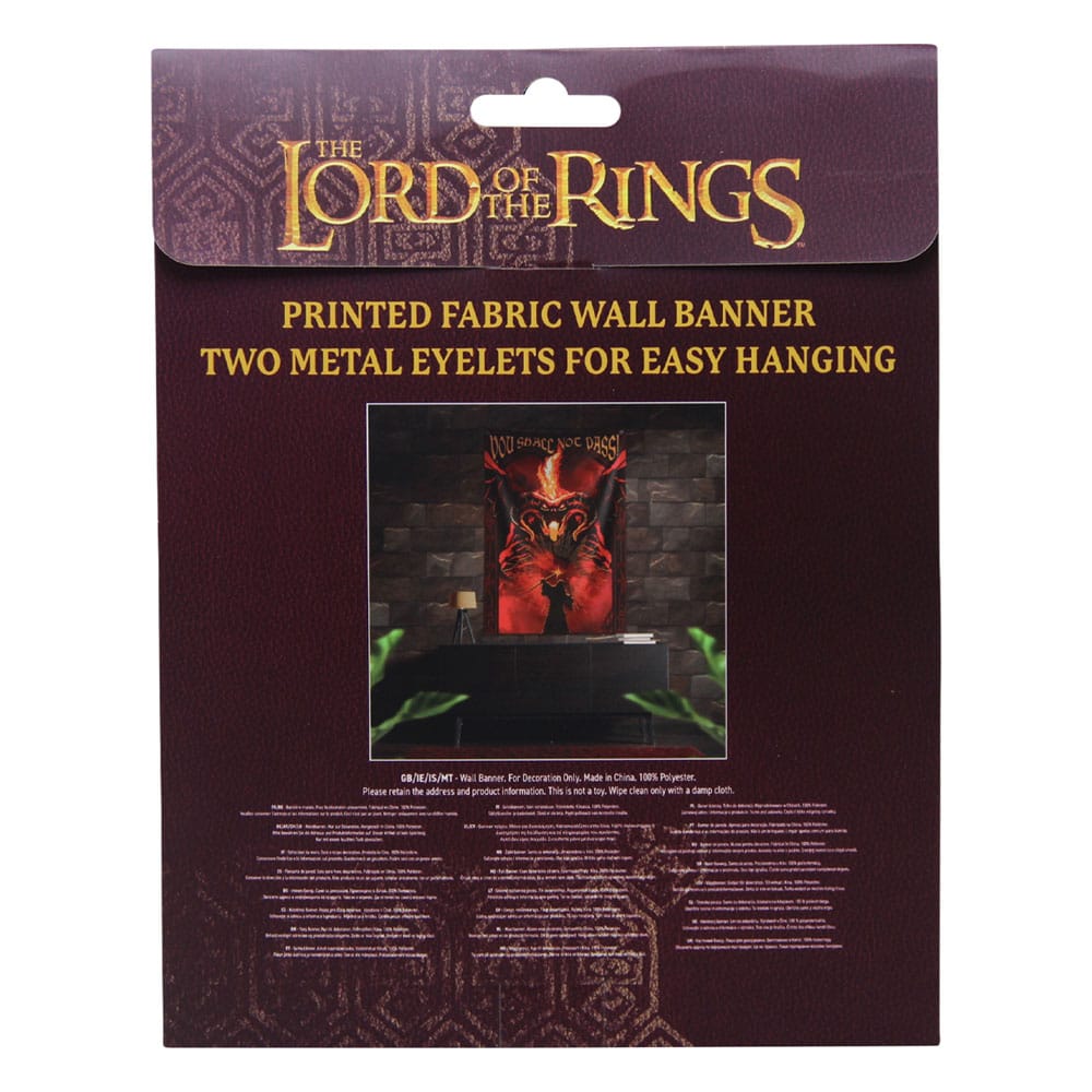 Lord of the Rings Wall Banner You shall not pass! 125 x 85 cm FaNaTtik