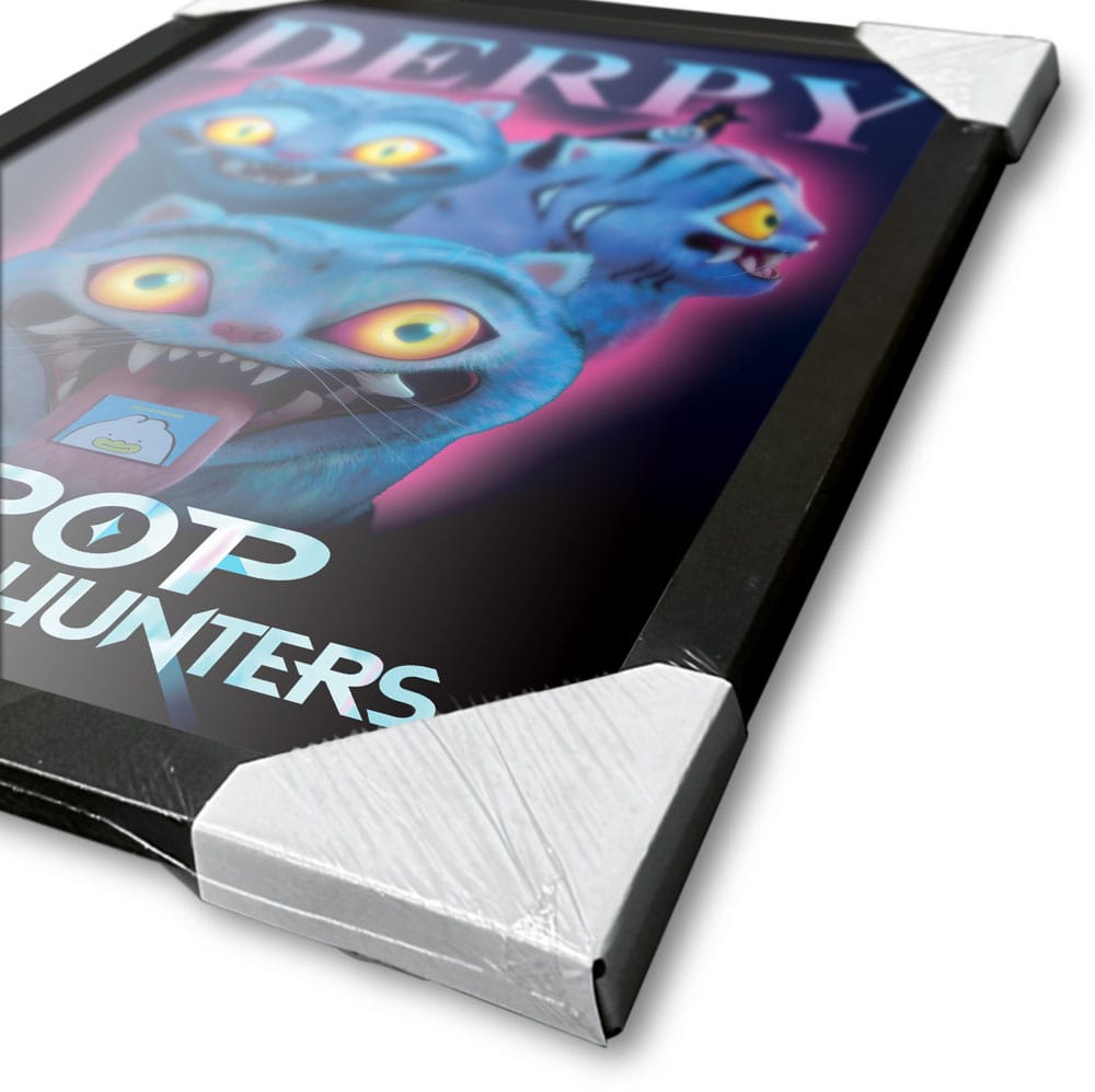 KPop Demon Hunters Collector Print Framed Poster Derpy Pyramid International