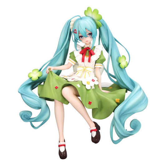 Hatsune Miku Noodle Stopper PVC Statue Flower Fairy Clover 15 cm Statues