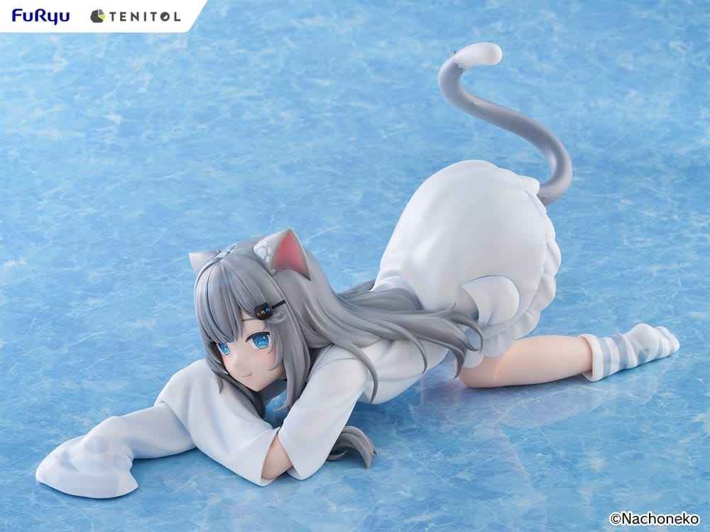 Virtual Youtuber Tenitol Big Noodle Stopper PVC Figure Nachoneko 18 cm
