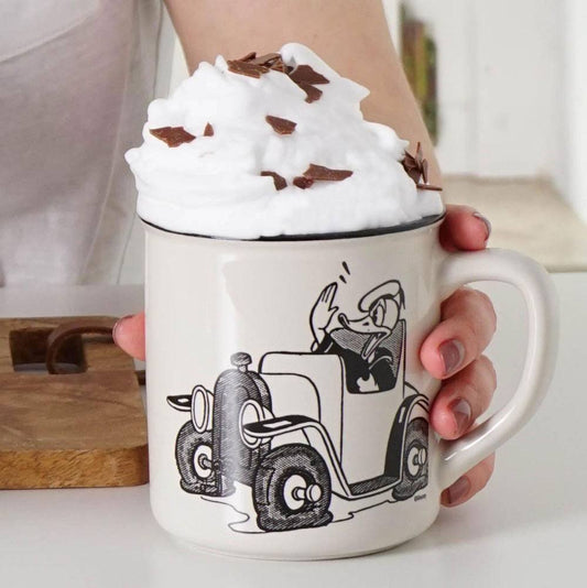 Donald Duck Mug Donald In The Car Geda Labels