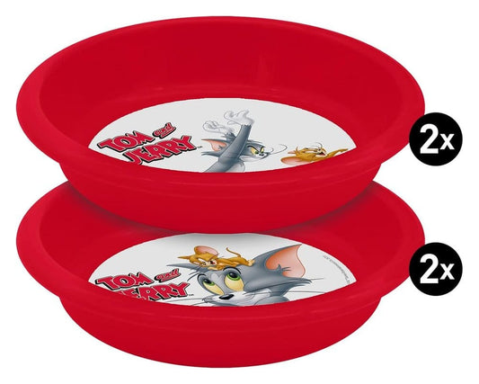 Tom & Jerry Cereal Bowl 4-Pack 300 ml