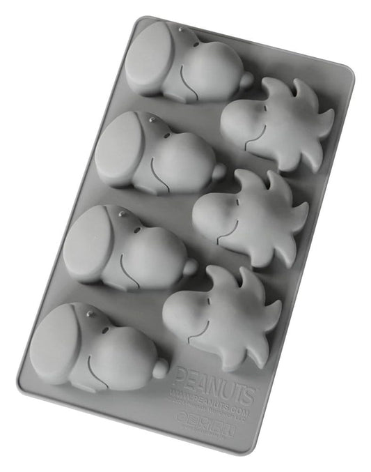 Peanuts Silicone Muffin Tray Snoopy & Woodstock grey