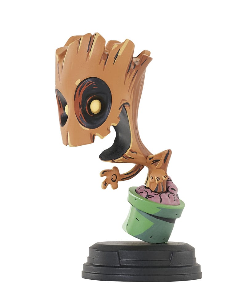 Marvel Animated Statue Groot (in Pot) 10 cm Gentle Giant